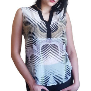 𝅺1. State Anthropologie Sheer Tank Top Blouse